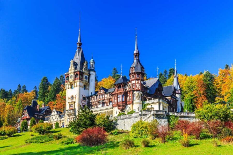 3 Castle Bucharest: Dracula Castle, Wednesday & Peles Castle - Cantacuzino Castle in Bușteni: The Wednesday Nevermore Academy Moment