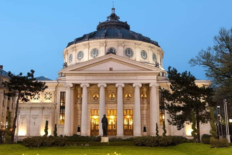 Bucharest: 4h Panoramic Private Tour by Car with Photo Stops - National History Museum, Romanian Athenaeum, and CEC Palace: architecture lessons without the detour