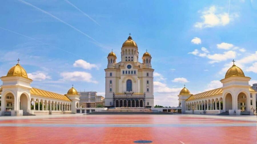 Bucharest: Cathedral of Salvation & Parliament Tour - Palace of the Parliament: a neoclassical shell with huge interior chambers