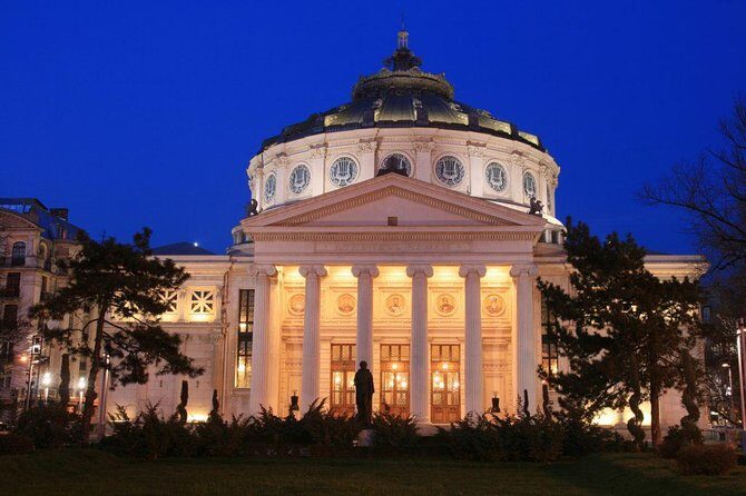 Bucharest City Tour by Night - Palace of Parliament after dark: iconic, quick, and light-dependent