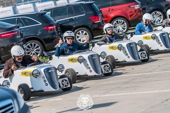 Bucharest: CityTour in one of a kind mini hot rod - Stop 1: Hot Rod Fun Bucharest and what to expect on-site