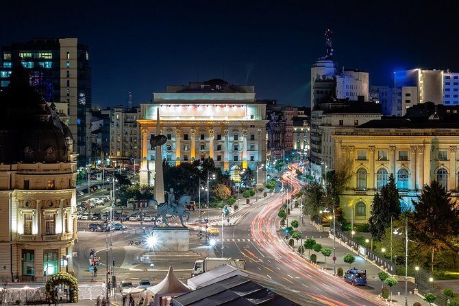 Bucharest Evening Tour and Traditional Dinner - 3 hours - Palace of Parliament drive-by: big scale, quick stop