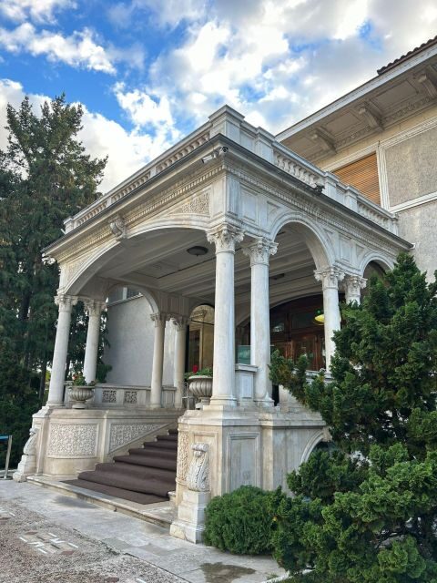 Bucharest Panoramic City Tour & Street Food - Triumph Arch and the Romanian Atheneum: a strong finish