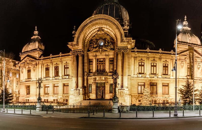 Bucharest: The Italian emigration in Romania - Crossing the Dambovita River Toward Palace-of-Justice Drama