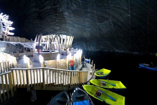 Day Trip to Turda Salt Mine and Corvin Castle from Timisoara - Salina Turda: 120 meters down, echo room moments, and an underground lake ride