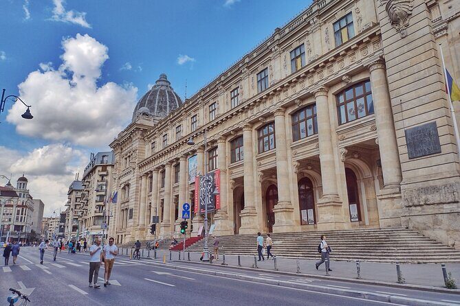 Footprints of Bucharest: History, Communism & Urban Tales - Biblioteca Centrala Universitara and Carol I: French design with royal symbolism