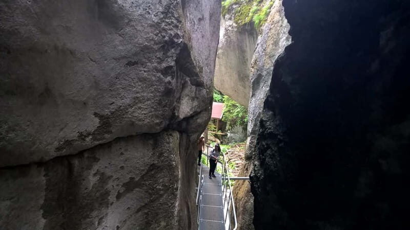 From Brasov: Day Trip to the Seven Ladders Canyon - The Best Photo Time: Inside a Narrow Gorge