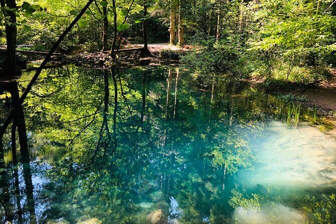 Nera Gorge National Park - Private Day Tour from Timisoara - Ochiul Bei Lake: the turquoise view and the legend of the never-freezing water