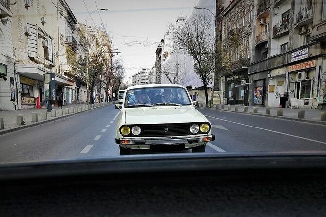 Private: RedPatrol Bucharest Contrasts Tour in a Vintage Car - Drumul Taberei Park: Working-Class Blocks and the Mall Built on Ruins