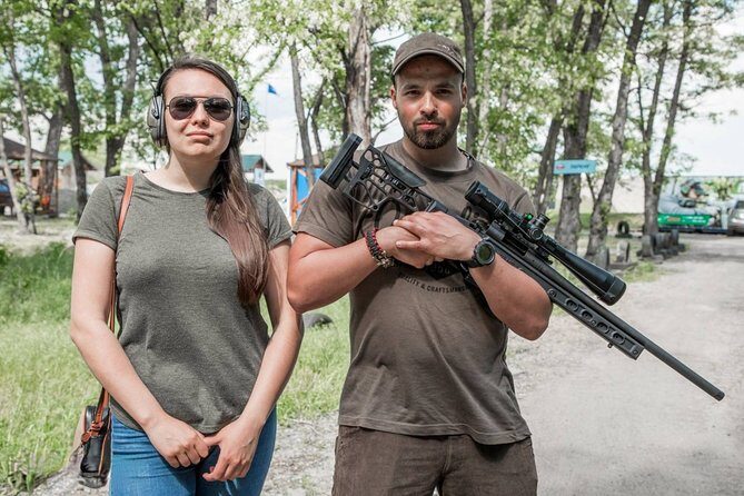 Shooting Range in Bucharest with Hotel Pickup - Choosing pistols, assault rifles, and a tactical kit setup