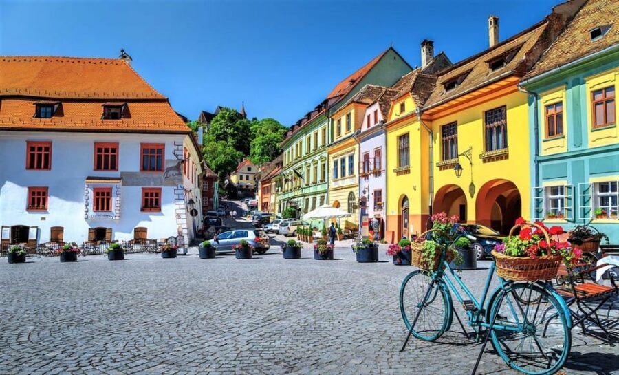 Sighisoara Heritage Tour-The place of birth of Vlad Dracula - Iron Tower: a second vertical viewpoint for context