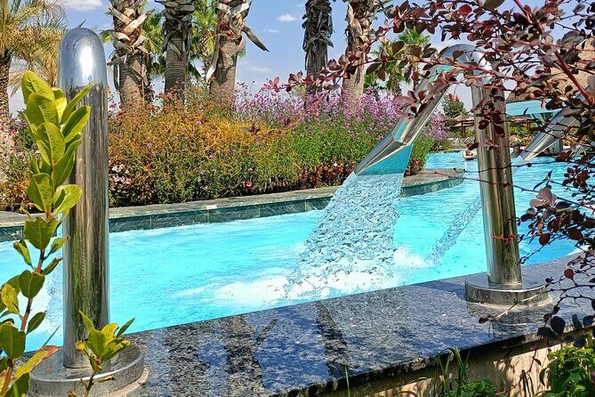 Therme Bucharest Tickets and Water Theme Park - GALAXY: the wave pool and slide zone (plus the kid rules)