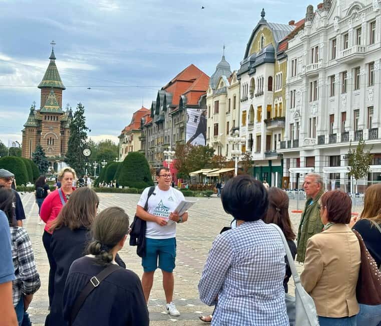 Timisoara Free Tours: The Classic Tour - Route Walkthrough: Piața Iancu Huniade 1 to Piața Victoriei 7