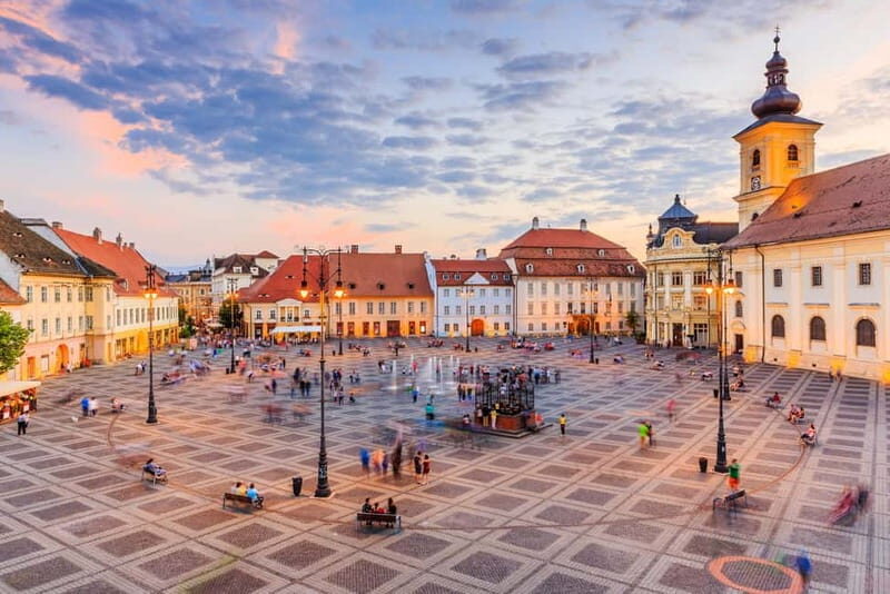 Tour of Sibiu - Church in Cristian - Village of Sibiel - Getting moving: pickup and the van ride toward Transylvania’s heart