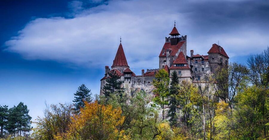 Transylvania's Trail: Sibiu, Bran Castle, Brasov, Sighisoara - Brasov Evening: Black Church and Council Square After Dark