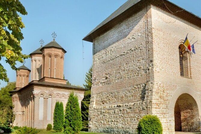 Vlad the Impaler Royal Court from Târgoviște, Peleș Castle and Dracula grave - Snagov Monastery: the Dracula grave tradition on a lake island